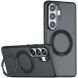 Захисний чохол Deexe Matte Skin Kickstand with MagSafe для Samsung Galaxy S24 Ultra (S928) - Black