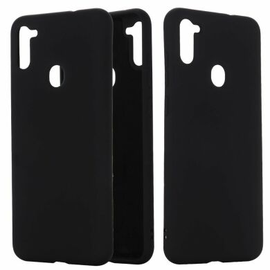 Захисний чохол Deexe Silicone Case для Samsung Galaxy A11 (A115) / Galaxy M11 (M115) - Black
