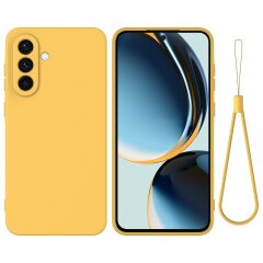 Защитный чехол Deexe Silicone Case для Samsung Galaxy A27 (A276) - Yellow
