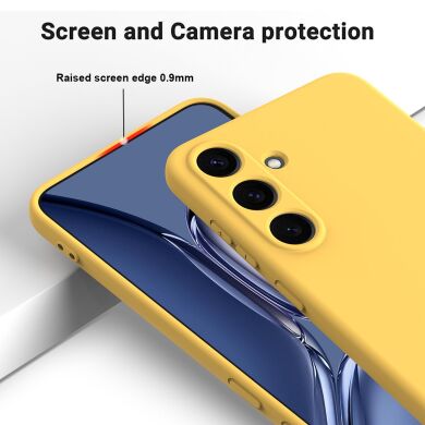 Защитный чехол Deexe Silicone Case для Samsung Galaxy S25 FE (S731) - Red