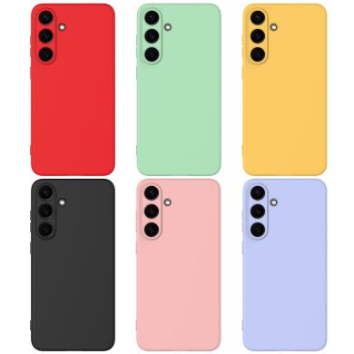 Защитный чехол Deexe Silicone Case для Samsung Galaxy S25 FE (S731) - Red