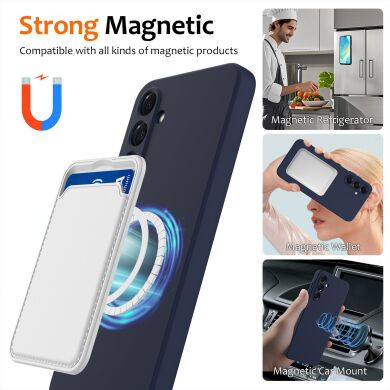 Защитный чехол Deexe Silicone Case with MagSafe для Samsung Galaxy A26 (A266) - Black
