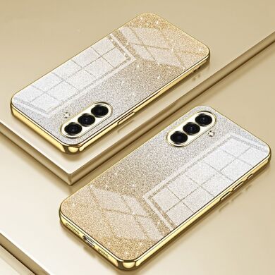 Защитный чехол Deexe Sparkles Cover для Samsung Galaxy A36 (A366) - Gold