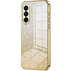 Защитный чехол Deexe Sparkles Cover для Samsung Galaxy A36 (A366) - Gold