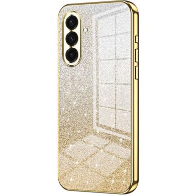 Защитный чехол Deexe Sparkles Cover для Samsung Galaxy A36 (A366) - Gold