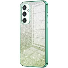 Защитный чехол Deexe Sparkles Cover для Samsung Galaxy S25 (S931) - Green