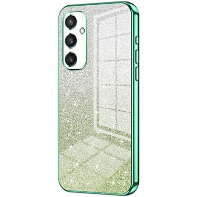 Захисний чохол Deexe Sparkles Cover для Samsung Galaxy S25 (S931) - Green