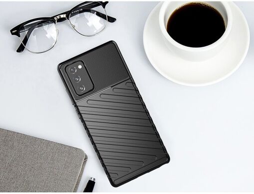 Защитный чехол Deexe Thunder Series для Samsung Galaxy Note 20 (N980) - Black
