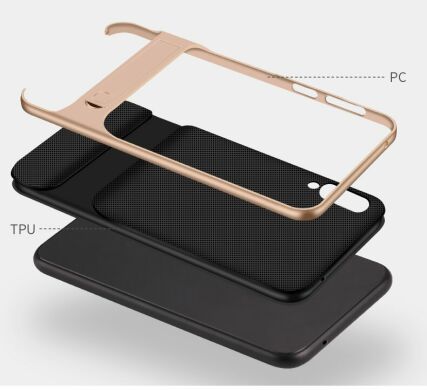 Захисний чохол ELEGANCE Grid Pattern для Samsung Galaxy A50 (A505) - Black