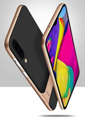 Защитный чехол ELEGANCE Grid Pattern для Samsung Galaxy A50 (A505) / A30s (A307) / A50s (A507) - Rose Gold