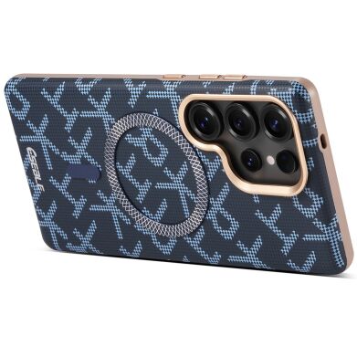 Защитный чехол ESEBLE Letter Pattern Magnetic для Samsung Galaxy S25 Ultra (S938) - Sapphire