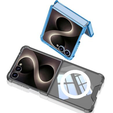 Захисний чохол GKK AirBag Mag для Samsung Galaxy Flip 8 - Transparent Blue