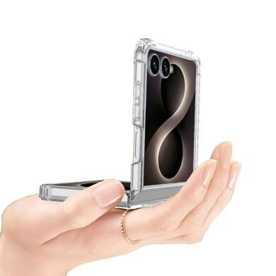 Захисний чохол GKK AirBag Mag для Samsung Galaxy Flip 8 - Transparent Blue