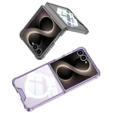Захисний чохол GKK AirBag Mag для Samsung Galaxy Flip 8 - Transparent Blue