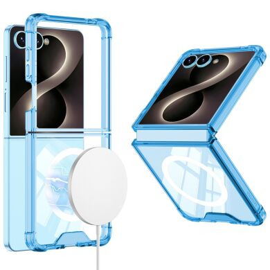 Захисний чохол GKK AirBag Mag для Samsung Galaxy Flip 8 - Transparent Blue