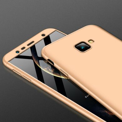 Защитный чехол GKK Double Dip Case для Samsung Galaxy J4+ (J415) - Gold