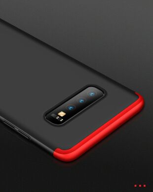 Защитный чехол GKK Double Dip Case для Samsung Galaxy S10 Plus (G975) - Black / Red