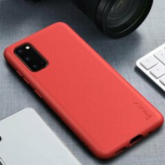 Защитный чехол IPAKY Matte Case для Samsung Galaxy S20 (G980) - Red