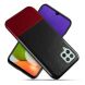 Защитный чехол KSQ Dual Color для Samsung Galaxy A22 (A225) - Black / Wine Red. Фото 1 из 6