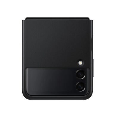 Защитный чехол Leather Cover (FF) для Samsung Galaxy Flip 3 (EF-VF711LBEGRU) - Black