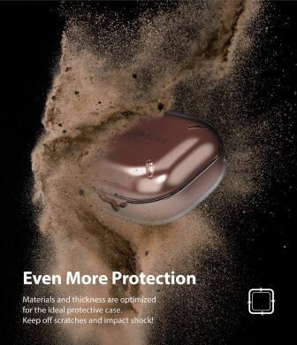 Защитный чехол RINGKE Slim X Case для Samsung Galaxy Buds Live / Buds Pro / Buds 2 / Buds 2 Pro / Buds FE - Glossy White