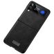 Захисний чохол SULADA Leather Case (FF) для Samsung Galaxy Flip 4 - Black