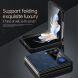 Защитный чехол SULADA Leather Case (FF) для Samsung Galaxy Flip 4 - Black. Фото 4 из 9
