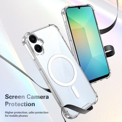 Захисний чохол UniCase AirBag Flow MagSafe для Samsung Galaxy A08 / Galaxy A07 / Galaxy A06 (A065) - Transparent
