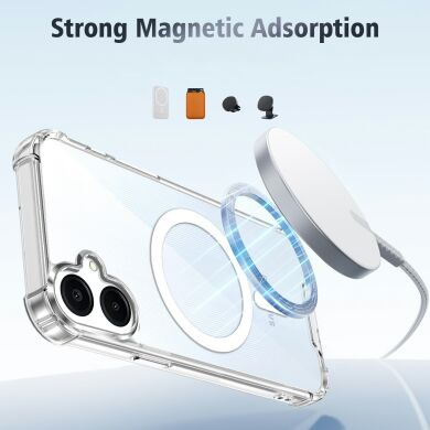 Захисний чохол UniCase AirBag Flow MagSafe для Samsung Galaxy A08 / Galaxy A07 / Galaxy A06 (A065) - Transparent