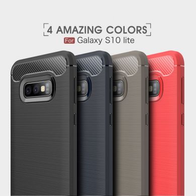 Защитный чехол UniCase Carbon для Samsung Galaxy S10e - Dark Blue