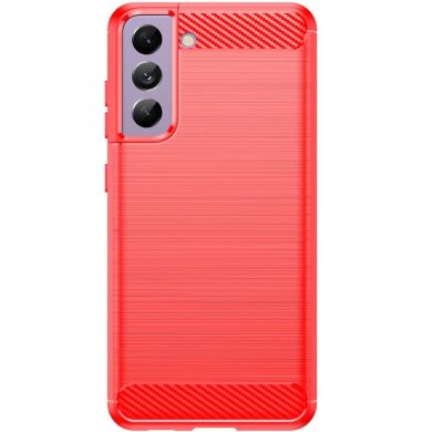 Защитный чехол UniCase Carbon для Samsung Galaxy S21 FE (G990) - Red