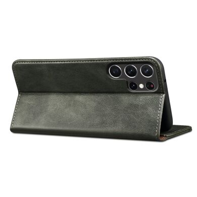 Захисний чохол UniCase Leather Wallet для Samsung Galaxy S22 Ultra - Green
