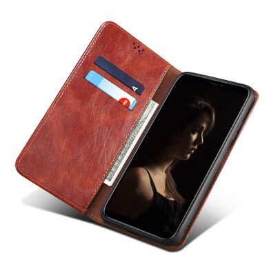 Защитный чехол UniCase Leather Wallet для Samsung Galaxy S23 Ultra (S918) - Brown