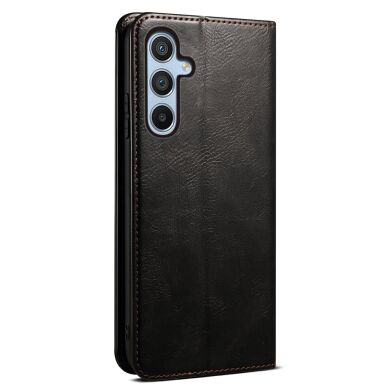 Защитный чехол UniCase Leather Wallet для Samsung Galaxy S25 FE (S731) - Black