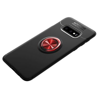 Защитный чехол UniCase Magnetic Ring для Samsung Galaxy S10 Plus (G975) - Black / Red