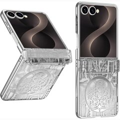 Защитный чехол UniCase Mechanical Legend для Samsung Galaxy Flip 8 - Silver