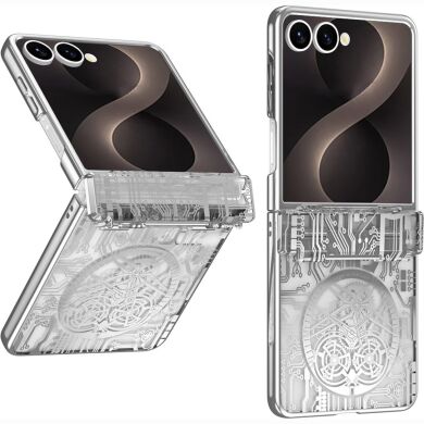 Защитный чехол UniCase Mechanical Legend для Samsung Galaxy Flip 8 - Silver