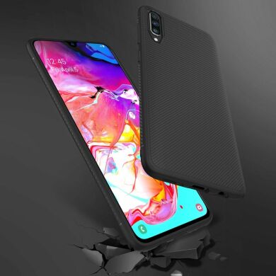Защитный чехол UniCase Twill Soft для Samsung Galaxy A70 (A705) - Black