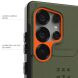 Защитный чехол URBAN ARMOR GEAR Civilian Pro для Samsung Galaxy S25 Ultra (S938) 214473117297 - Olive Drab / Orange. Фото 4 из 6