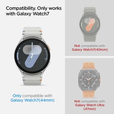 Комплект защитных стекол Spigen (SGP) Screen Protector EZ Fit Glas.tR (FW) для Samsung Galaxy Watch 7 (44mm)