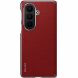 Защитный чехол SULADA Natural Leather Case для Samsung Galaxy Fold 8 Ultra - Red. Фото 1 из 11