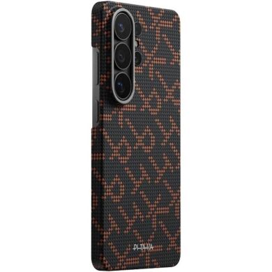 Ультратонкий чехол Pitaka Edge Case Monogram для Samsung Galaxy S26 Ultra (S948) KS2602UPTK - Black / Orange