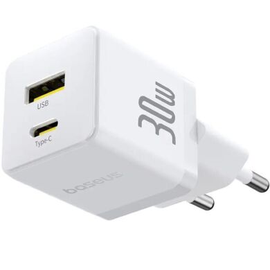 Сетевое зарядное устройство Baseus Palm C+U (30W) P1011160A213-00 - White