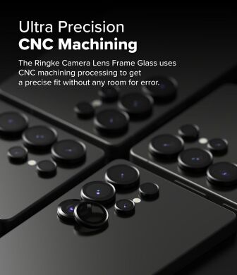 Комплект захисних стекол Ringke Camera Lens Frame Glass для Samsung Galaxy S25 Ultra (S938) 8800274969483