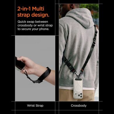 Ремешок для смартфона Spigen DA30M Lanyard Strap (AFA10616) - Black