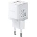 Сетевое зарядное устройство Baseus Palm C+U (30W) P1011160A213-00 - White. Фото 4 из 17