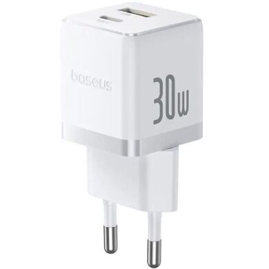 Сетевое зарядное устройство Baseus Palm C+U (30W) P1011160A213-00 - White