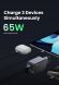 Сетевое зарядное устройство UGREEN X553 Nexode S 65W (2Type-C + USB) 35042 - Space Gray. Фото 5 из 12