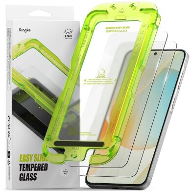 Комплект защитных стекол (2шт) Ringke Easy Slide Tempered Glass для Samsung Galaxy A57 (A576) 8800328818187