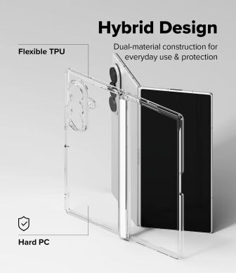Защитный чехол Ringke Fusion Flap для Samsung Galaxy Fold 8 Ultra (8800328819313) - Clear